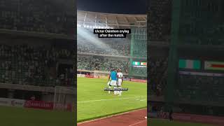 Victor Osimhen Crying After The Match,Lets Be Positive Theres Still Hope