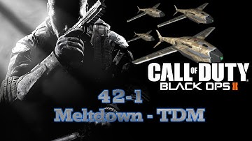 Black Ops 2: 42-1 TDM on  Meltdown w/ SCAR-H (Gameplay/Commentary)