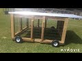 Ultimate chicken tractor wheel system
