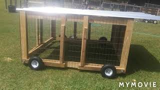 Ultimate chicken tractor wheel system