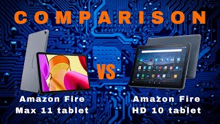 Amazon Fire Max 11 vs Allnew Fire HD 10: Ultimate Tablet Showdown!