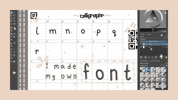 how i made my custom font