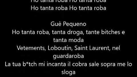 Gemitaiz - Tanta Roba Anthem (feat. Guè Pequeno) (Testo/Lyrics) [DAVIDE]