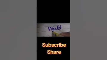 World Cup with cut marker | C For Calligraphy #calligraphy #cforcalligraphy #writing #worldcup