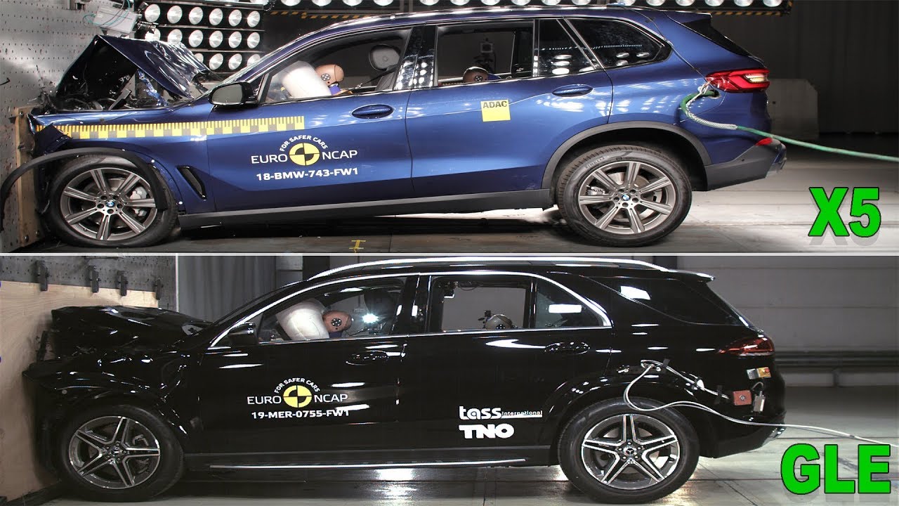 2019 Mercedes Gle Vs 2019 Bmw X5 Crash Tests