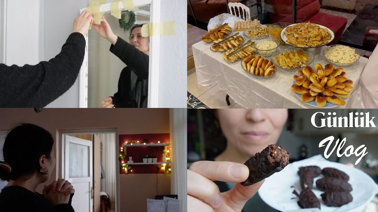 Düşük Bütçeli Ev Dekorasyonu: Duvar Boyama ve Ayna Yenileme | Sağlıklı Tadelle Yapımı 🍓Doğumgünü🎂