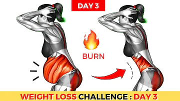 Do This 30-Min STUBBORN BELLY FAT and SLIM WAIST Workout | 2 WEEK Weight Loss Challenge : DAY 3