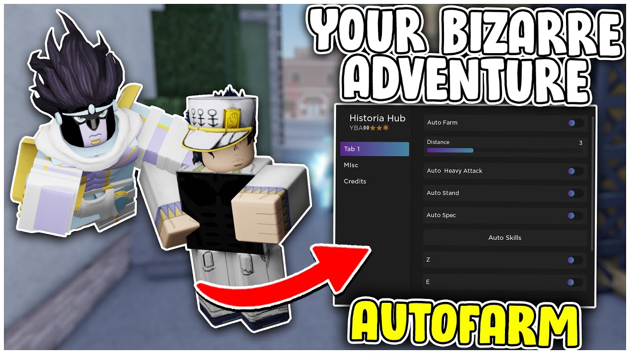 CELULAR/PC] ROBLOX Your Bizarre Adventure SCRIPT MUITO OP!! Auto