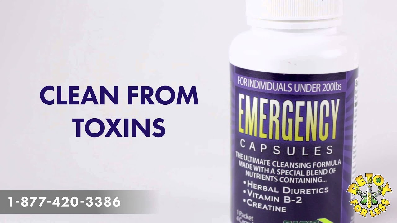 Pass your Urine Test With Rapid Clear Emergency Capsules - YouTube