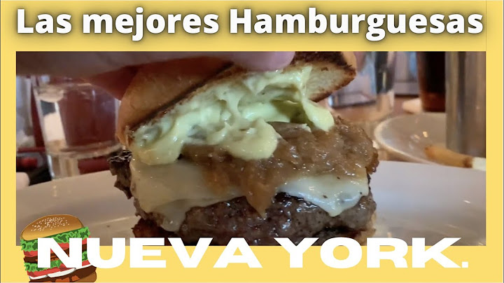 Las mejores hamburguesas de Nueva York