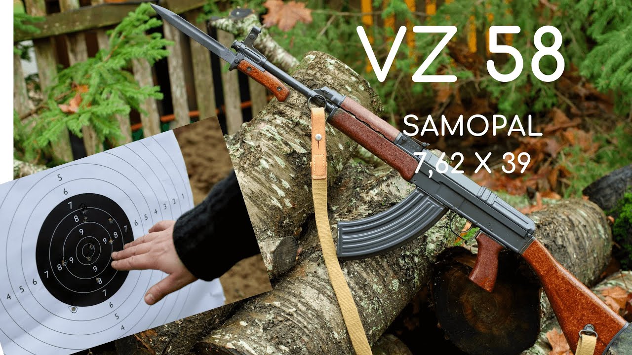 Karabinek VZ 58  7,62 x 39 strzelamy na Orzyszu