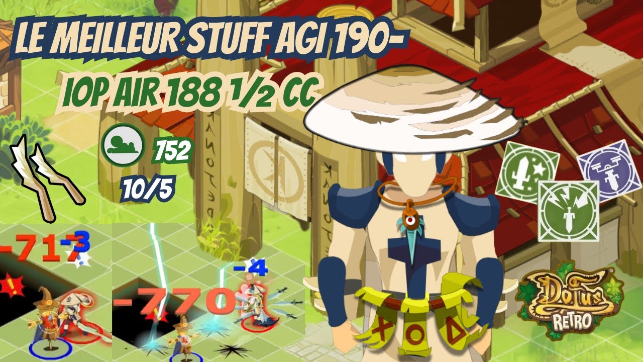 [Dofus Retro] IOP AIR 188 (1/2 CC) : LE MEILLEUR STUFF AGI 190