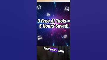 3 Free AI Tools That Save 5 Hours Daily ⏰ | Best AI Productivity Hacks 2025 🚀 #notebooklm #gemini