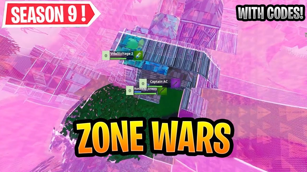 Best Zone Wars Maps In Fortnite Season 9 With Codes