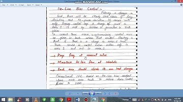 tie line bias control