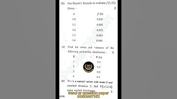 CRSU B.Sc 5th sem Mathematics Numerical Analysis Examination 2023