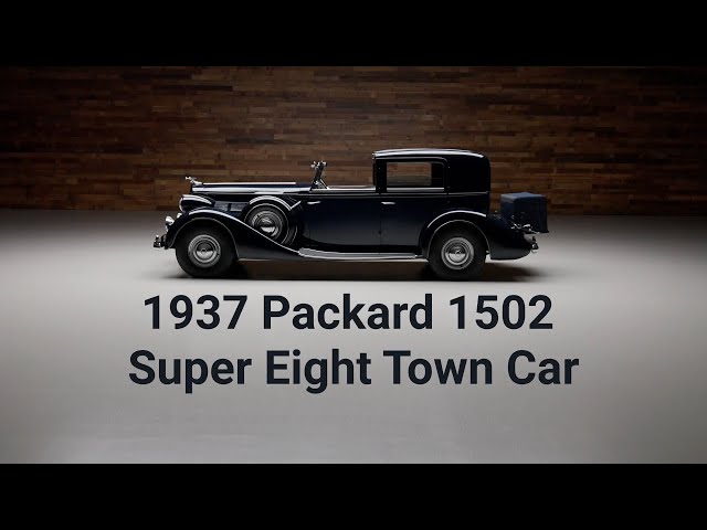 Coachwork by Brewster 1937 Packard 1502 Super Eight Town Car - The Enthusiast Auction - April 26, 27