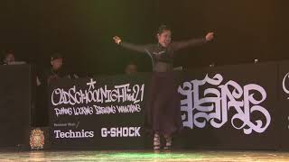 Yoon ji vs Chrissy Chou_OLD SCHOOL NIGHT VOL.21_WAACKING 1vs1 SEMI FINAL BATTLE