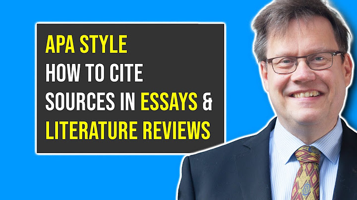 How to cite critical literature review năm 2024