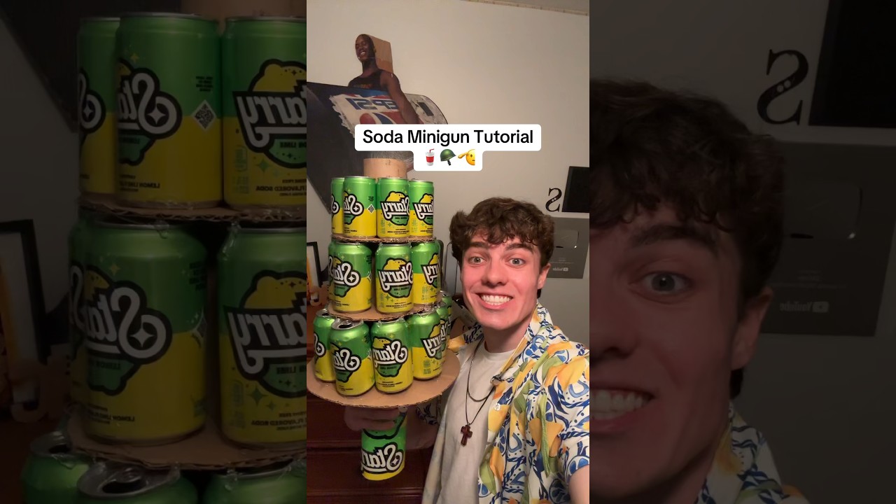 Soda Minigun Tutorial 🥤🪖🫡 (feat. 