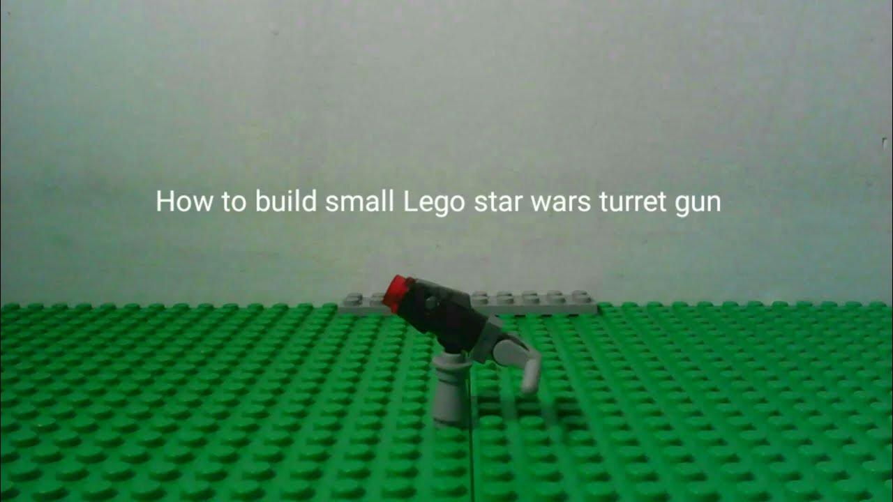 How to build Lego star wars turret gun with easy to find pieces YouTube