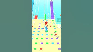 Bridge Race 4 Level - Best Gameplay Walkthrough Android, iOS Games #shortvideos