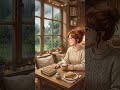 Rooftop Breeze 🌧️ Cozy Kitchen Nook Lofi #shorts #trending
