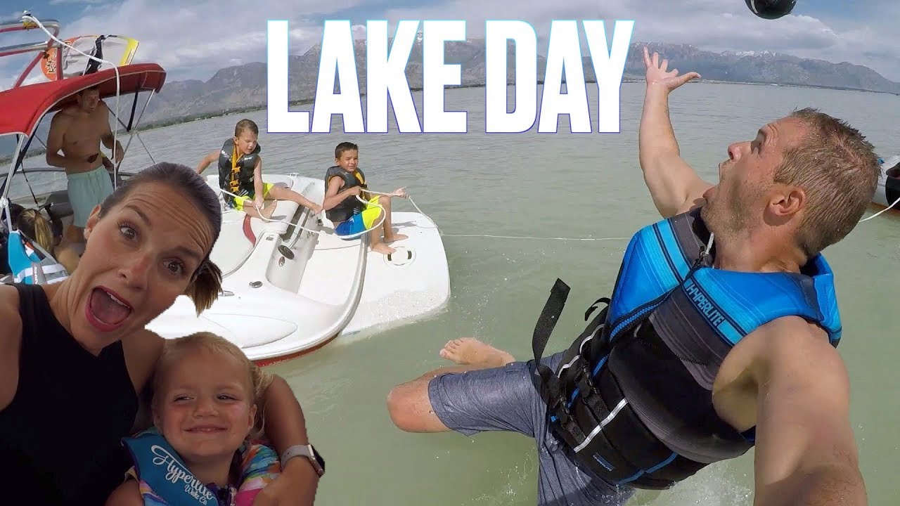 🚤 SURPRISE TRIP TO THE LAKE 👙 KIDS CRAZY TUBING 🏊 FIRST TIME BOATING