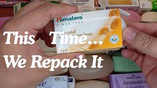 : ASMR soap repacking | no talking / relaxing