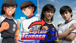 Captain Tsubasa in Real Life | AI Art Transformation #captaintsubasa #AIArt #AIGenerated #tsubasa