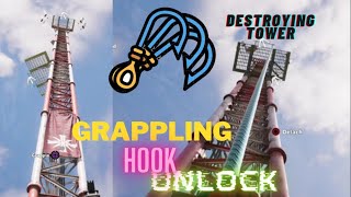 FAR CRY 5 - HOW TO GET GRAPPLING HOOK ,GRAPPEL HOOK AND DESTROYING THE SATELLITE TOWER.