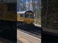 class 66701 passing wilnicote station platform 3 #train #railwaycontent #trainspotting