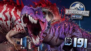 MY STRONGEST TEAM TAKES ON OMEGA!! ft. INDOMINUS LVL 40!! || Jurassic World  The Game  Ep191 HD