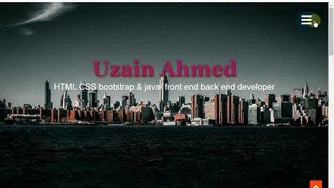 my protofolio website using with html css bootstrap & java full responsibe site....