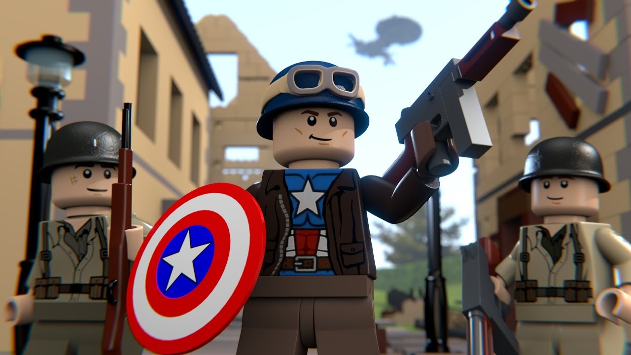 LEGO WWII CAPTAIN AMERICA - YouTube