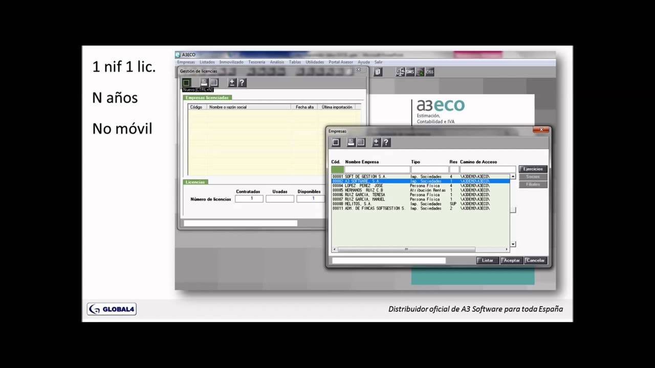 Importador de datos EXCEL para A3CON y A3ECO