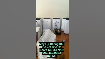 Máy Lọc Không Khí Bù Ẩm Cho Da @Sharp #japan #0964560862