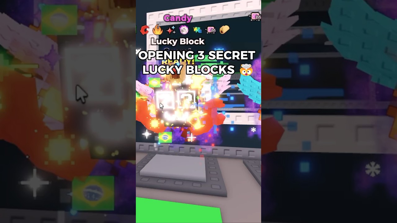 I Opened 3 INSANE SECRET Lucky Blocks In Steal A Brainrot 😲 #stealabrainrot #roblox