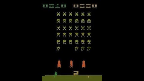 Atari Space Invaders Linear Double Q Network Video 2/3