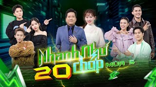 Nhanh Như Chớp Mùa 5 | Tập 20: Trường Giang thử thách LyLy diễn xuất, Will 'hối hận' vì chọn Hari