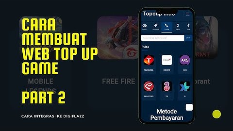 Cara Membuat Website Top Up Game, PPOB dan Voucher !! Source Code Web Top Up Game dan PPOB