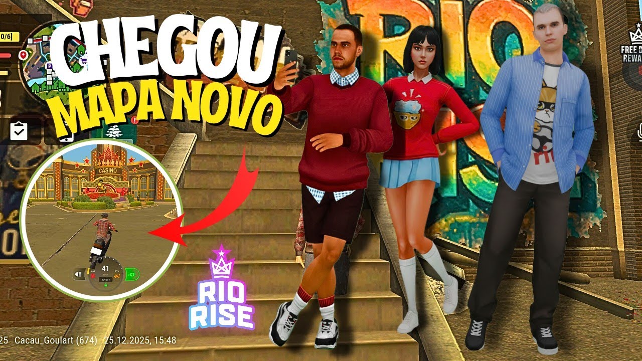 💜 NOVO MAPA DISPONÍVEL/ COMO ENTRAR? RIO RISE RP/ #riorise #gta # ...