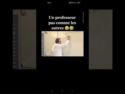 Humour : Un professeur pas comme les autres !