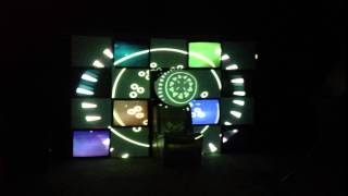 visual garden - mapping tv experiment 3