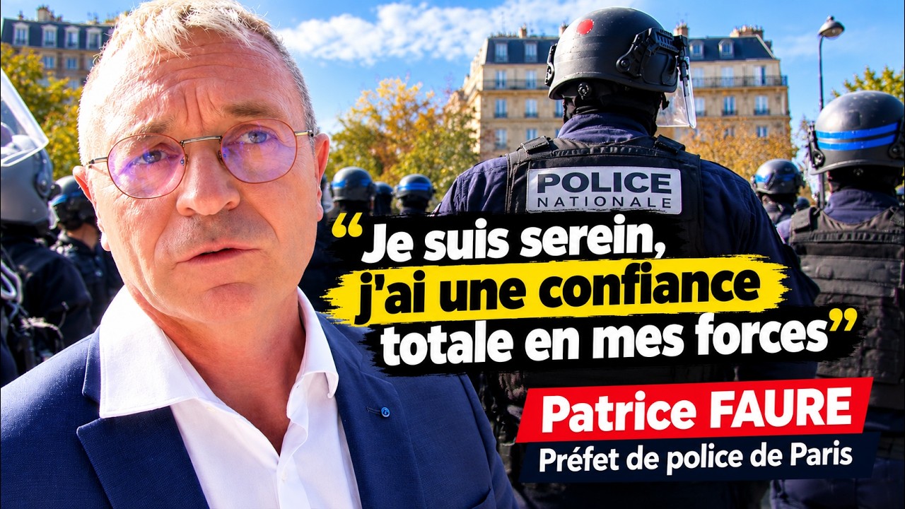 "Je suis serein, j'ai une confiance totale en mes forces" Patrice FAURE, Préfet de police de Paris