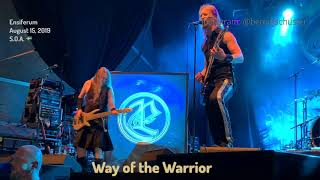 Ensiferum - Way of the Warrior @Sabaton Open Air, Falun, Sweden - August 15, 2019 - 4K LIVE