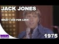 Capture de la vidéo Jack Jones - What I Did For Love | 1975 | Mda Telethon