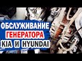 Обслуживание генератора на KIA и Hyundai