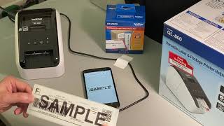 Ebay Shipping Label Via Ql800 Label Printer