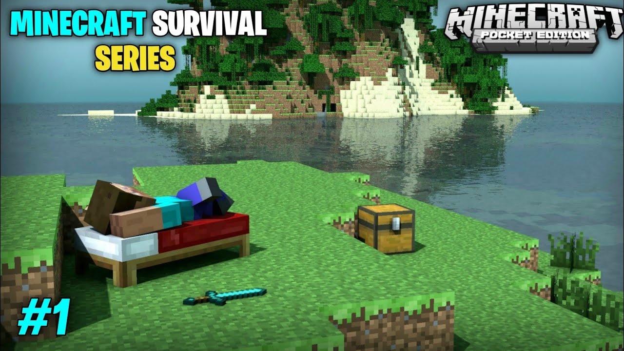 A New Journey 🔥 | Minecraft Pe Survival Series Ep 1 In Hindi 1.19 | Day ...